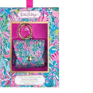 NIB "LILLY PULITZER" WIRELESS EARBUD CASE